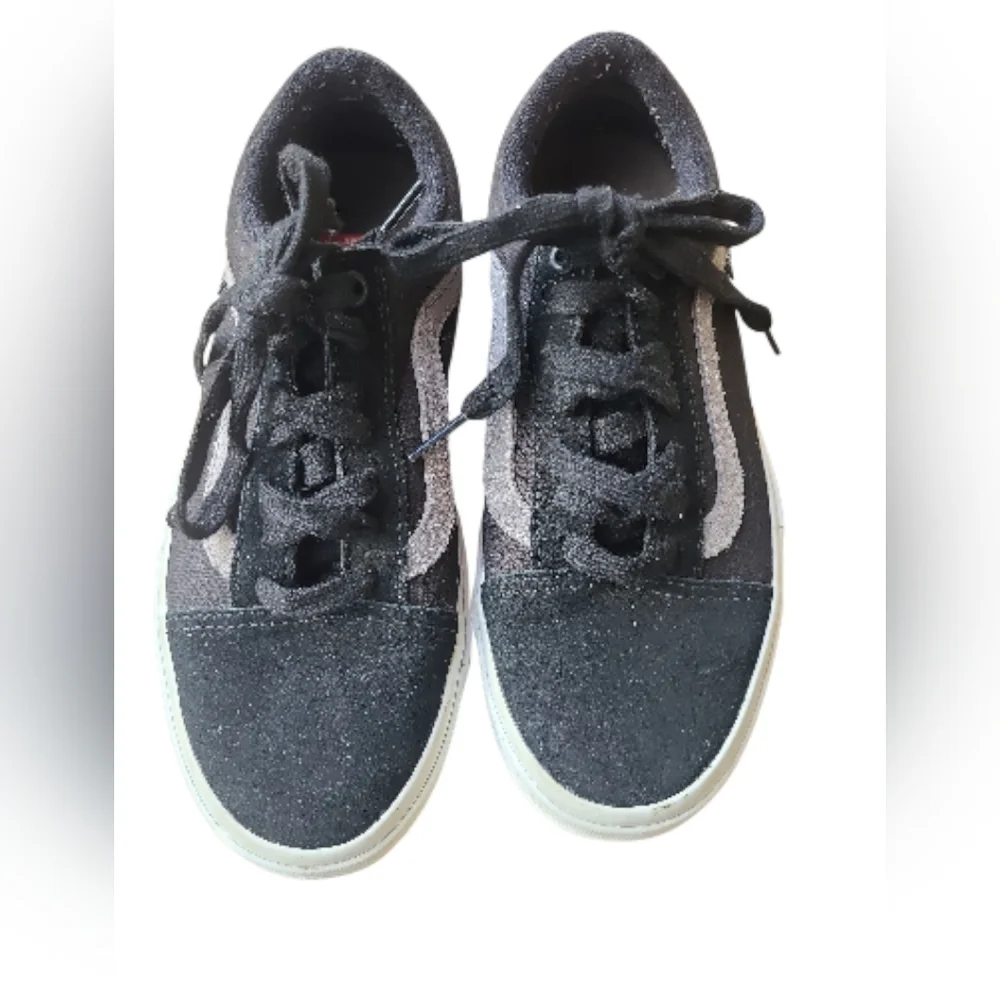 Vans Pop Cush BMX Black + White Suede And Canvas Sneakers Size W6 Or M 5.5 EU 37